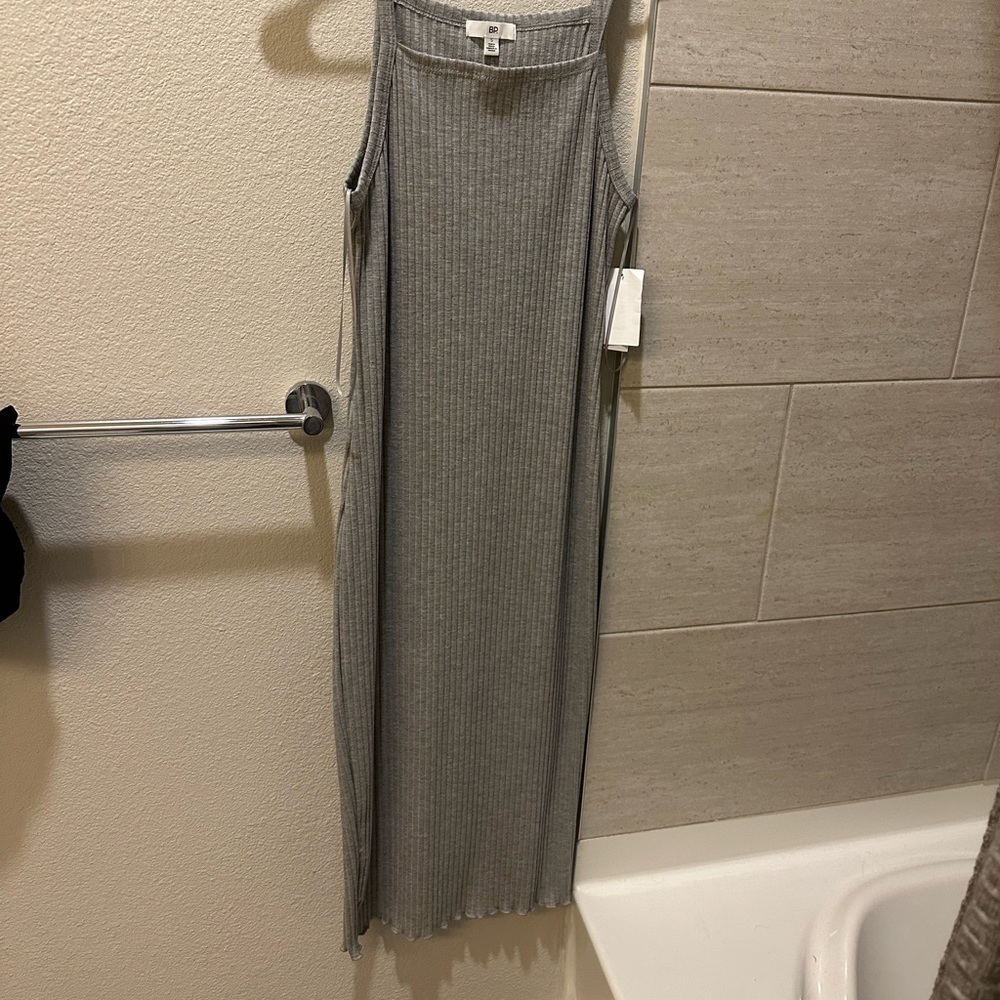 Grey MIDI Dress